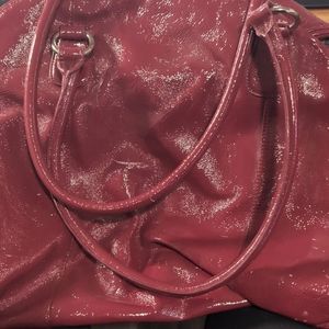 Patent Red Leather HOBO Brand Purse